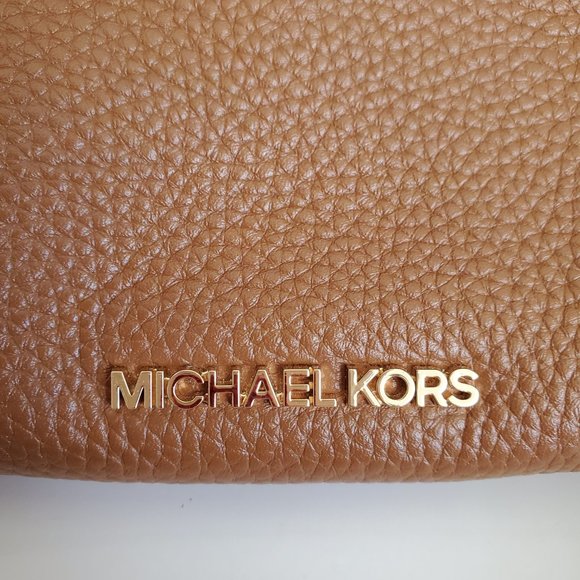 MICHAEL KORS Medium Pebbled Leather Shoulder Bag BROOKE Satchel Hobo Fall Travel - Picture 4 of 11